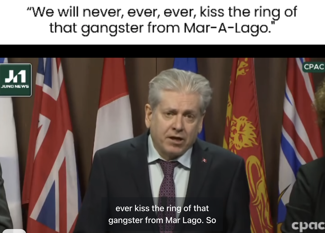 Canadian MP Just Ripped Trump a New One in Speech all Americans Should Hear: ‘We will never, ever, ever kiss the ring of that gangster from Mar-a-Lago’